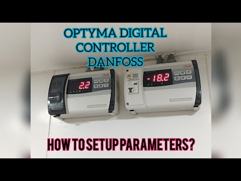 danfoss,optyma controller parameters,set up & calibration.
