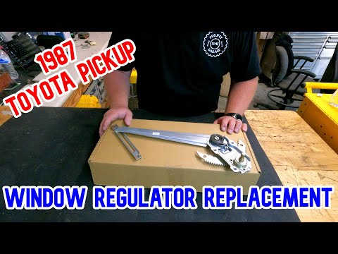 Replacing the Window Regulator in a Toyota Pickup