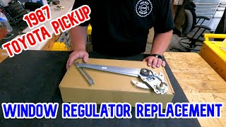 Replacing the Window Regulator in a Toyota Pickup