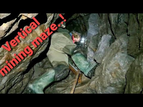 Free-climbing a Shaft ~ Old Lead Mine of Mid Wales