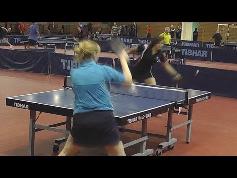Jurgita GRUCYTE vs Elena CHUNIKHINA Raubichi, Belarus Open Championship Table Tennis