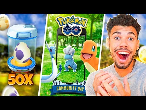 CHOQUEI 50 OVOS NO DIA DA COMUNIDADE - POKEMON GO | Cris |