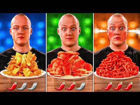 Pikante vs Schärfere vs Schärfste Chips von VANZAI
