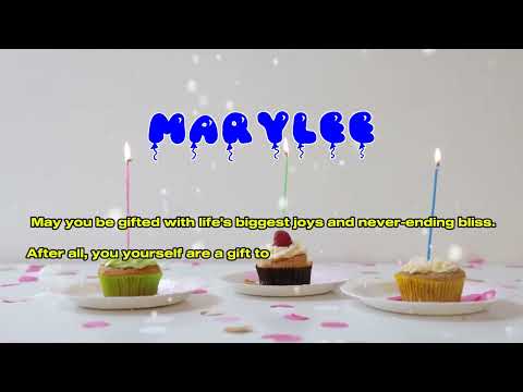 Happy Birthday MARYLEE   Happy Birthday Song   Birthday Wishes   Birthday Party