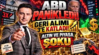 ABD PANİKLEDİ! GERİ ALIMI 3'E KATLADI! ALTIN VE PİYASA ŞOKU