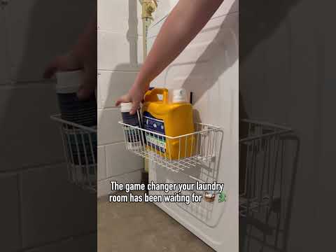 Video: Gator Magnetics Magnetic Basket for Laundry Machines video thumbnail