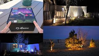The BEST Landscaping Lights with WiFi and Holiday Lighting Features Lumary Landscaping Lights!