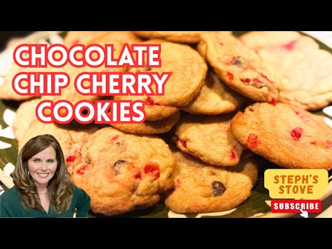 Chocolate Chip Cherry Cookies | Soft & Chewy Bakery-Style Cookies - Steph’s Stove