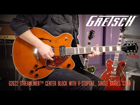Gretsch G2622 Streamliner Center Block Double-Cut with V-Stoptail in Midnight Sapphire image 3