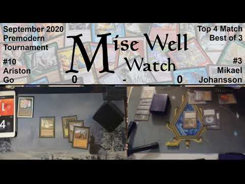 September 2020 Premodern Monthly - Top 4 Match - The Rock vs MUD