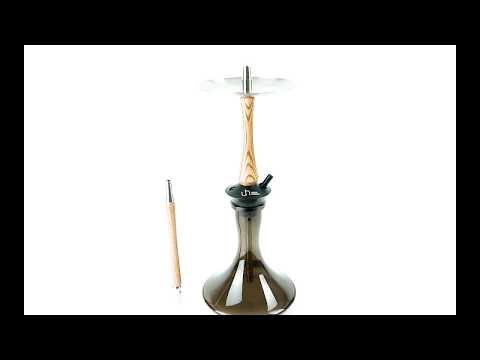 Миниатюра изображения товара Шахта для кальяна Union Hookah Sleek стандарт / AHR00728 (Black/Silver)