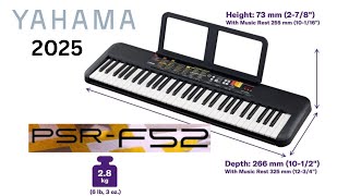 Video thumbnail for Yamaha PSR-F52 Keyboard, First Impressions Overview (2025) by Shivaraj Bhardwaj