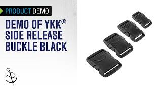 Demo of YKK® Side Release Buckle Black #125846