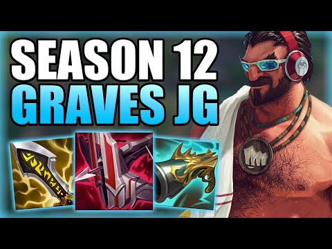 HOW TO PLAY GRAVES JUNGLE & CARRY THE GAME IN SEASON 12! - Best Build/Runes Guide League of Legends