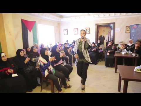 فلسطيني مية مية لارا زمزم في  حفل يوم النكبة وتضامن مع الاسرى
