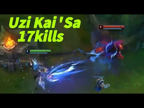 UZI KAI'SA VS SAMIRA , HIS KAI'SA IS SO CLEAN!