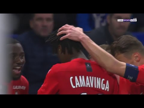 17 Year Old Eduardo Camavinga Scores Rennes Winning Goal