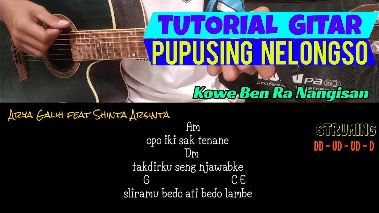 'Kenek Opo Sifatmu Saiki Wes Bedo' Chord dan Lirik Lagu Pupusing