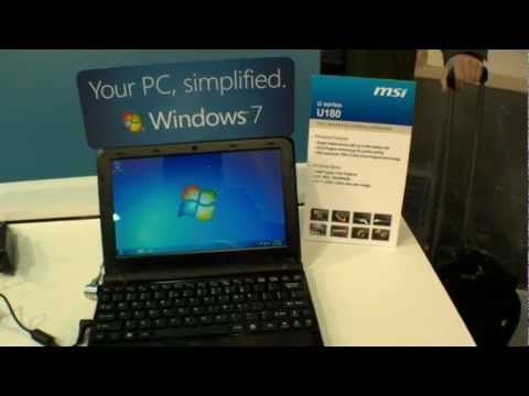 MSI Wind U180 Hands On at Cebit 2012