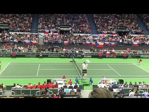 Tenis Halep vs Pliskova Fed cup 2019 Ostrava