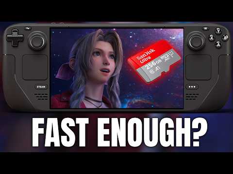MicroSD Card for NEW BIG Games on Steam Deck? - Loading times and Gameplay tests!