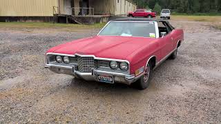 1971 Ford LTD Convertible 429 Walk Around and Drive By