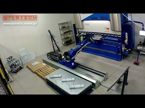 STERTECH Robotic Bending Cell | Prasa krawędziowa Boschert G-BEND | Robot YASKAWA GP50 | Robotyzacja