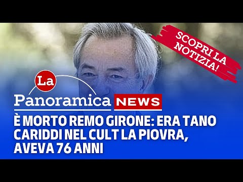 È morto Remo Girone: era Tano Cariddi nel cult La Piovra, aveva 76 anni