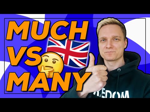 MUCH vs. MANY - Differences explained + group exercise | Learn English