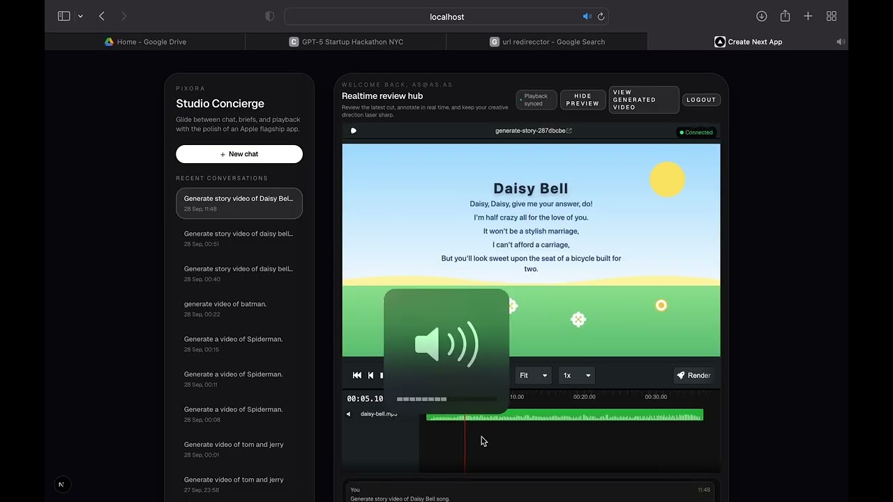 Pixora project preview