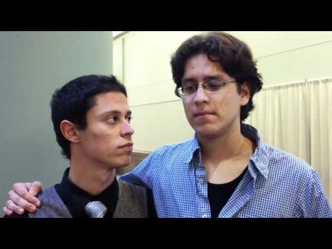 Felipe Matos, undocumented gay immigrant from Brazil, bears his testimony