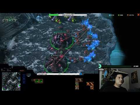 StarCraft 2 Zerg vs Terran 1 base I think