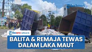 Kronologi Laka Maut Truk Pengangkut Pupuk vs Motor di Pangkalpinang, Remaja & Balita Tewas