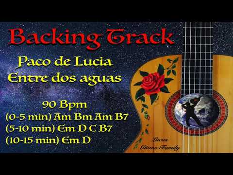 Backing Track - Entre Dos Aguas - Paco de Lucia - 90 Bpm