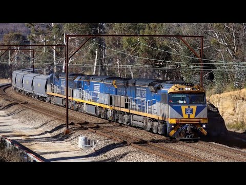 Australian Railways  - QUBE Grain  train 8968. Edgecombe - 15/6/22