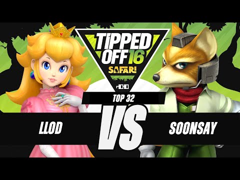Tipped Off 16: Safari - lloD (Peach) vs Soonsay (Fox) - SSBM Singles Top 32 LR4