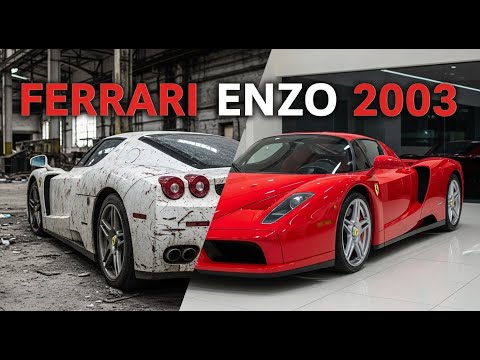Thumbnail for Abandoned Ferrari Enzo 2003 Restored in Silence | White to Red ASMR Rebuild by Ferrari Enzo