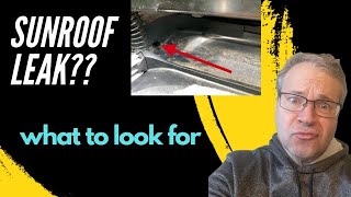 Cleaning your Sunroof Drains?? Where are they?? Detailed Explanation and How to video in 4K