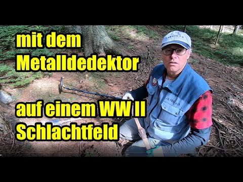 Sondeln auf WWII Schlachtfeld