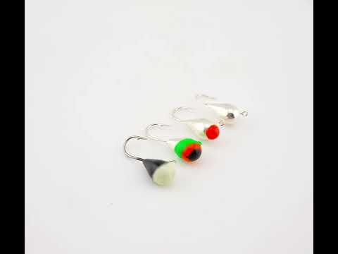 Мормышка капля вольфрам 1.0гр d4 набор 4шт