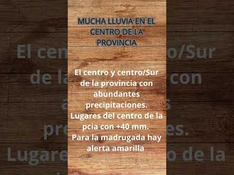 LLUVIAS EN BUENOS AIRES. #BuenosAires #lluvia #tormenta #Olavarria #Bolivar #mdq #meteorologia