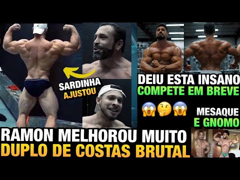 RAMON MOSTRA DORSAL INCRIVEL E SARDINHA AJUSTOU A POSE - MESAQUE E GNOMO BATEM PESO + ANDREI DEIU
