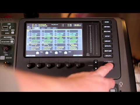 X32 Menu -  Assign Buttons
