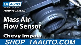 How to Replace Mass Air Flow Sensor 06-09 Chevy Impala