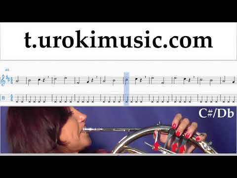 วิธีการเล่นเฟรนช์ฮอร์น TWICE - LIKEY ตัวโน๊ต บทเรียน ฮอร์น ส่วนที่ 1 การปฏิบัติ บันไดเสียง um-a796