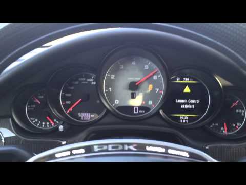 Porsche Panamera 4S   Launch Control  0-100 km/h