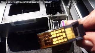 How to scrap Inkjet Printers & Cartridges for Gold Recovery