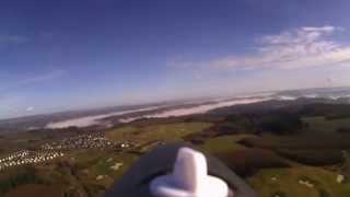 preview picture of video 'RC flight near Cochem, Germany'