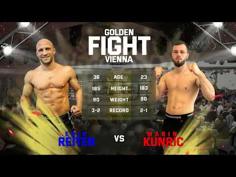 Goldenfight Wien- K1 Kickboxen- Erik Reiter vs Marin Kunric