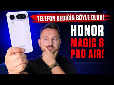 I wonder if they'll feel any shame: Honor Magic 8 Pro Air! 🔥 (First in Turkey!)